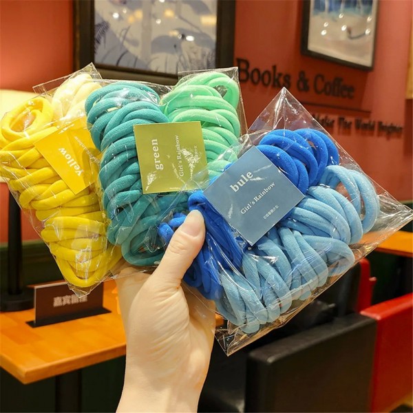 Chouchou en Nylon pour Femmes et Bol - Couleurs Bonbons