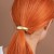 Chouchous élastiques en métal doré pour femmes et filles - Accessoires cheveux UL sauna document | 1,94 $ | OKKO MODE