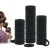 Bandes de cheveux élastiques pour filles - Bandeau noir avec attaches en caoutchouc | 2,17 $ | OKKO MODE