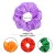 Chouchous en satin faits main pour femmes - Bandes cheveux élastiques, cravates queue de cheval (rouge/blanc/noir) | €1.79 | OKKO MODE