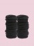 Bandes élastiques noires pour cheveux de filles - Porte-queue de cheval et chouchous | $2.17 | OKKO MODE