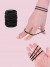Bandes élastiques noires pour cheveux de filles - Porte-queue de cheval et chouchous | $2.17 | OKKO MODE