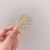 Pinces à cheveux géométriques creuses pour femmes - Pince à cheveux en métal croisée | 2,00 € | OKKO MODE