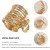 Pinces à cheveux géométriques creuses pour femmes - Pince à cheveux en métal croisée | 2,00 € | OKKO MODE
