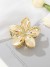 Griffes de cheveux simples et brillantes pour femmes - Accessoires mode fleur d'œuf, idéal pour les fêtes (1/2 pièces) | 2,92 $ | OKKO MODE