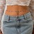 IngeSight.Z-Ceinture fine en cristal géométrique coloré pour femme, bijoux de ventre simples, ChimBikini, 2024 | €2.00 | OKKO MODE