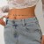 IngeSight.Z-Ceinture fine en cristal géométrique coloré pour femme, bijoux de ventre simples, ChimBikini, 2024 | €2.00 | OKKO MODE