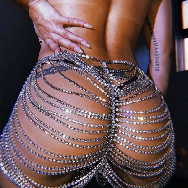 JOSuper Flash-Jupe sexy à la mode avec biscuits pour femme, demi-jupe creuse, robe de performance de boîte de nuit, corps fémini