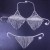 Stonefans-Lingerie réglable avec pompon en biscuits Bling, bijoux de corps creux luxueux, costume de batterie sans entrejambe, J | 47,78 $ | OKKO MODE