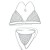 Bikini sexy en maille creuse avec biscuits pour femme, sous-vêtements exagérés, poitrine en cristal, style boîte de nuit | 7,60 $ | OKKO MODE