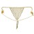 Bikini sexy en maille creuse avec biscuits pour femme, sous-vêtements exagérés, poitrine en cristal, style boîte de nuit | 7,60 $ | OKKO MODE