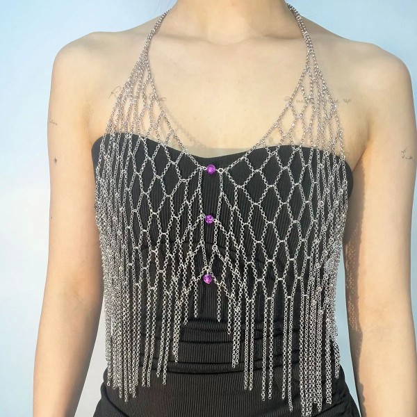 Bijoux de soutien-gorge en métal pour femme - Sexy et élégant