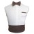 Ensemble Gentleman Noir Rouge, Noeud Papillon, Mouchoir de Poche, Ceinture Cummerbund | 9,89 € | OKKO MODE