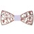 Noeud papillon sculpté creux floral pour hommes, cravates faites à la main | 2,14 $ | OKKO MODE