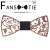 Noeud papillon sculpté creux floral pour hommes, cravates faites à la main | 2,14 $ | OKKO MODE