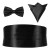 Costume 3 pièces pour homme avec cumberbund, mouchoir, nœud papillon et cravates | 2,14 $ | OKKO MODE