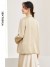 Satin Long Sleeve Women's Blazer, Casual Jacket | $100.15 | OKKO MODE