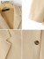 Blazer casual mujer, mangas largas, cuello reverso ante | 20,58 $ | OKKO MODE