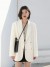 Blazer feminino de botões duplos, casaco casual. | 78,11 $ | OKKO MODE