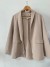 Roter langer Blazer für Damen, schwarze legere Bürojacke | 21,45 $ | OKKO MODE