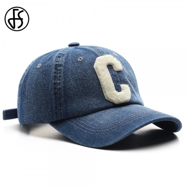Casquette en denim élastique Snapback vintage pour hommes et femmes