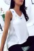 Two-Tone Top with Rhinestone Embellished Neckline and Extended Back. Women's Fashion Piece | €3.15 | OKKO MODE