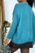 Suéter de punto grueso en color turquesa - Cálido y suave | 10,92 $ | OKKO MODE
