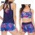 Maillot de bain 3 pièces Tankini adolescentes - Contrôle ventre | 19,50 $ | OKKO MODE
