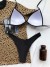 Bikini negro push up para mujeres, tendencia 2021. | 11,61 $ | OKKO MODE