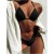 Bikini negro push up para mujeres, tendencia 2021. | 11,61 $ | OKKO MODE