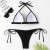 Bikini negro push up para mujeres, tendencia 2021. | 11,61 $ | OKKO MODE