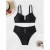 Bikini Push-Up Damen, High Waist Zweiteiler, Sommer | 14,08 $ | OKKO MODE