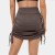 Jupes de bain froncées pour femmes, bas de bikini, Wstring de proximité, short taille haute, short de bain femme, côté droit | 8,61 $ | OKKO MODE