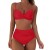 Maillot de bain léopard 2 pièces plissé OIINAA - Collection 2024 | 17,29 $ | OKKO MODE