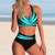 Maillot de bain taille haute pour femmes, soutien-gorge push up, col licou, pour baigneurs, vêtements de plage | 7,97 € | OKKO MODE