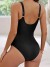 Ruched One-Piece Swimsuit - Stylish Beachwear for Women | $11.94 | OKKO MODE