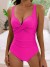 Ruched One-Piece Swimsuit - Stylish Beachwear for Women | $11.94 | OKKO MODE