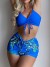 Tropical Print High Waist Swimsuit Set for Summer Beachwear | €7.94 | OKKO MODE