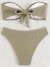 Bikini sexy sans bretelles pour femme - Maillot de bain uni Amissié | 16,93 € | OKKO MODE