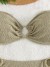 Bikini sexy sans bretelles pour femme - Maillot de bain uni Amissié | 16,93 € | OKKO MODE