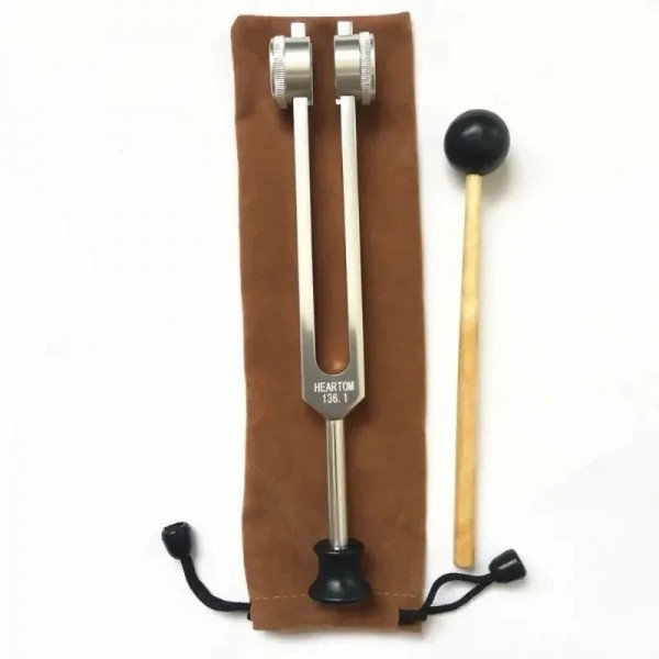 Diapason pondéré Diapason ChaJews, diapason, guérison par le son, médical, yoga, musical tingPerSCH, 136.1Hz