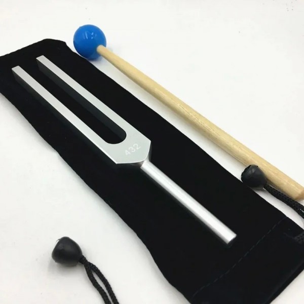 Ensemble de diapason en aluminium pour la thérapie médicale PerSCH, diapason, diapason, accessoires musicaux, 432 Hz