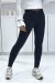 Schmale Stretch-Jeans in Marineblau mit Taschen | 13,65 $ | OKKO MODE