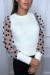 Suéter beige de manga larga con detalles en tul - Tendencia otoño/invierno | 6,30 € | OKKO MODE