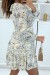 Yellow Floral Skater Dress | €8.40 | OKKO MODE