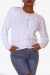 Chaleco blanco vintage con perlas - Estilo chic | 10,92 $ | OKKO MODE