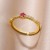 "Green Geometric Luxury Women's Ring - Small Stainless Steel, Round Cut Gems, Wedding Jewelry & Christmas Gift - Free Shipping" | $2.92 | OKKO MODE