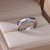 Anillo acero inoxidable piedra mujer | 1,68 £ | OKKO MODE