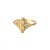 "Vintage Hollow Flower Stainless Steel Gold Wedding Rings for Couples" | $1.94 | OKKO MODE