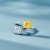 "Sparkling Chimney Opening Ring for Women - Adjustable Engagement Party Accessories with Cubic Zirconia Brilliance" | €2.00 | OKKO MODE